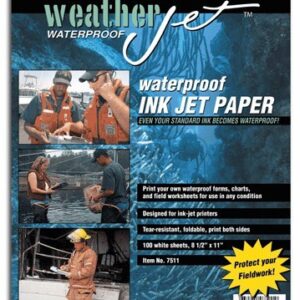 WeatherJet Waterproof Ink Jet Printer Paper - 100