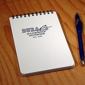 646 : DuraRite Waterproof Notebook
