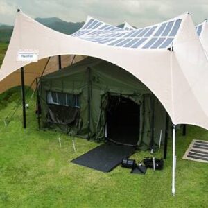 Powerfilm PowerShade Solar Field Shelter : 1KW