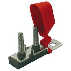 Double Pole Fuse Bar with Cap