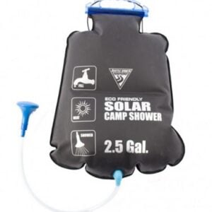 solar heated camp shower 10l 2gal