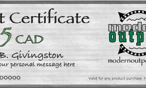 $5 gift certificate