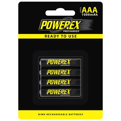 maha powerex MHRAAAP4 aaa battery 1000
