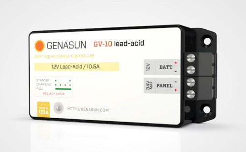 genasun gv10-pb-12v mppt solar controller