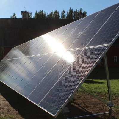 2 tier ground mount solar