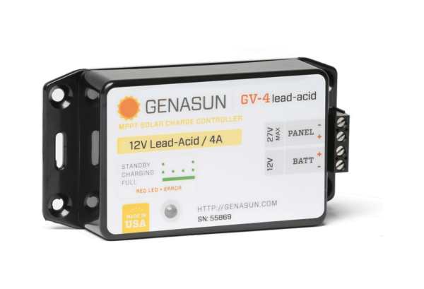 genasun GV-4-pb-12 solar charge controller