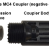 MC4 Male Connector assembly