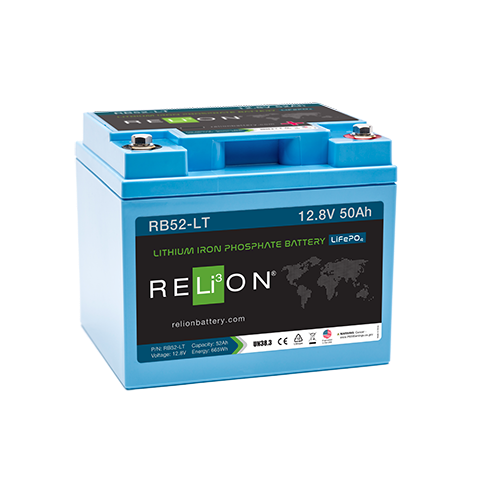 relion rb52-lt lithium battery for cold environments