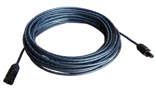 mc4 pv wire 10awg extension black