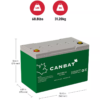 canbat clc100-12 lead carbon battery specs