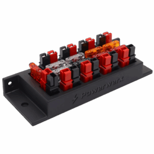 Powerwerx PD-9F PowerHub Fused Distribution Block, 9 Positions for 15/30/45A Powerpole Connectors