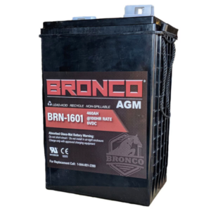 BRN-1601 : Bronco AGM Battery : 460Ah 6V