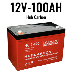 HUB lead-carbon AGM HC12-100