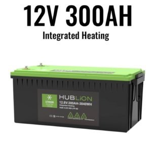HUB-12.8V-300-LFP-8D lithium 300ah 12v battery